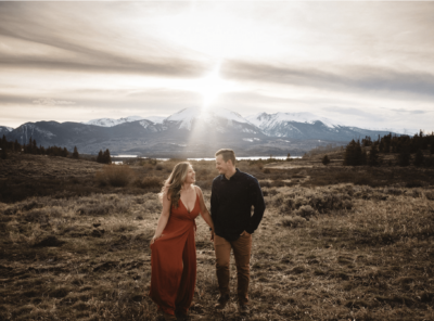 Sapphire Point Engagement Photos in Dillon, Colorado